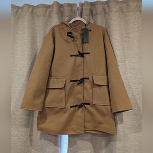 RD Style Hooded Jacket in Camel